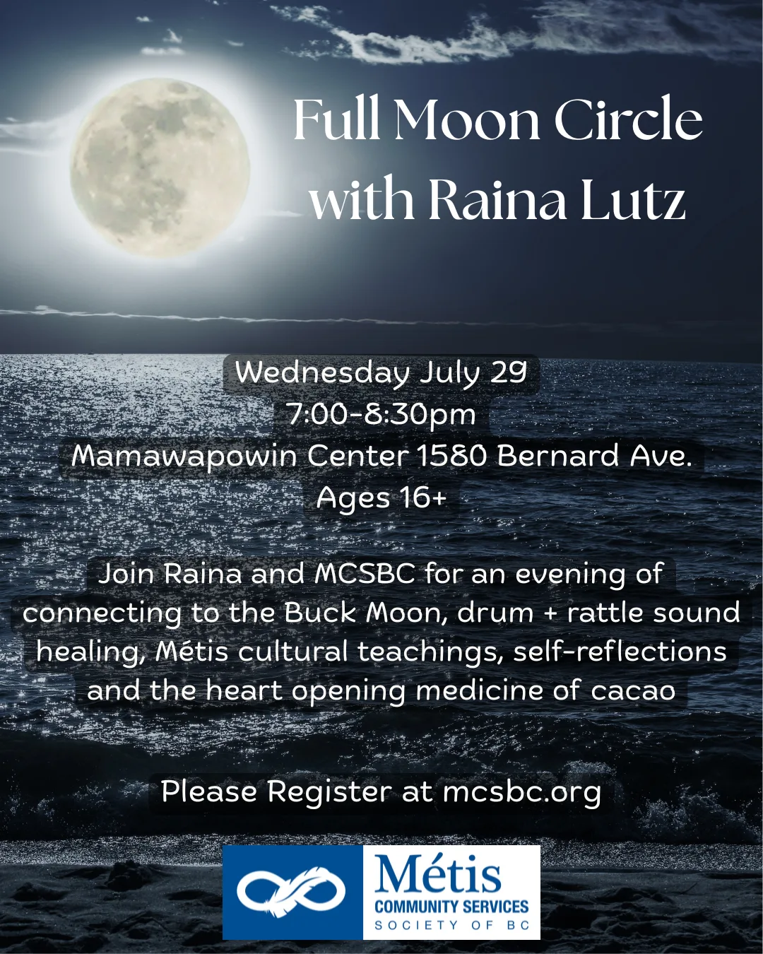 Hero -Full Moon Circle With Raina Lutz